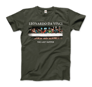 Leonardo Da Vinci - The Last Supper Artwork T-Shirt-9