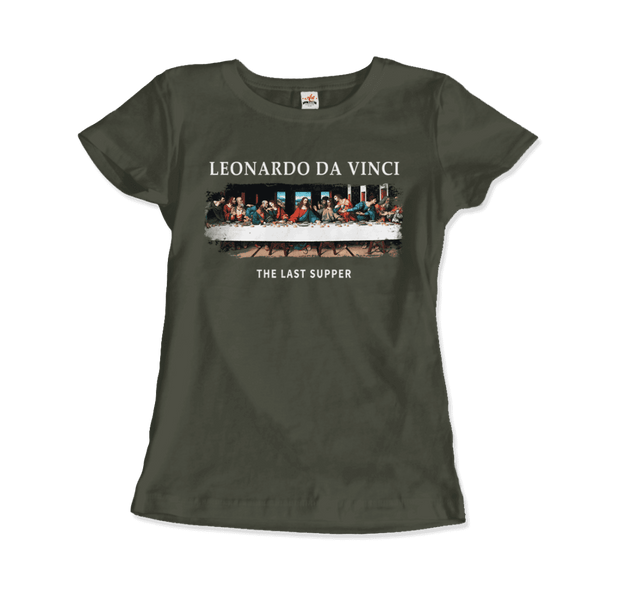 Leonardo Da Vinci - The Last Supper Artwork T-Shirt-10