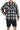 Men's Warm Sherpa Fleece Lined Full Zip Up Plaid Flannel Shirt Jacket-4