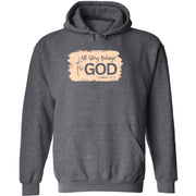 Mens Graphic Hoodie All Glory Belongs To God Christian Illustration-3