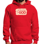 Mens Graphic Hoodie All Glory Belongs To God Christian Illustration-1