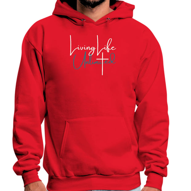 Mens Graphic Hoodie Living Life Unlimited-2