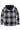 Men's Full Zip Up Hoodie Plaid Flannel Shirt Jacket with Hand Pockets-1