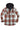 Men's Sherpa Lined Flannel Shirt Jacket with Hood,Plaid Shirt-Jac-14