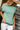 Mint Green Contrast Trim Knitted Top-2