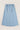 Mist Blue Fully Buttoned Long Denim Skirt-4