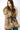 Mocha Leopard Print Hand-painted Hooded Fox & Coney Fur Coat-3