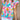 Multicolor Blouse - Abstract Print Notched Neck Flutter Sleeve-0