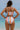 Orange Vertical Striped High Waist Bikini Swimsuit-1