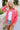 Pink Buttoned Flap Pocket Corduroy Jacket-0
