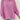 Pink Exposed Seam Round Neck Terry Pullover-0