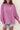 Pink Exposed Seam Round Neck Terry Pullover-0