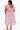 Pink Plus Size Floral Print Smocked Dress-4