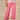 Pink Rhinestone Gradient Denim Pants-2