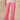 Pink Rhinestone Gradient Denim Pants-1