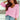 Pink Ribbed Knit V Neck Sweater-0