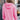 Pink Solid Ripped Hooded Sweatshirt with Kangaroo Pocket-1