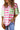 Pink Stripe Drop Sleeve T Shirt-2