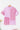 Pink Stripe Patchwork Ruffled Hem Button up Shirt-3