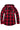 Women's Hooded Flannel Shirt Button Up Plaid Hoodie with Hand Pockets-6