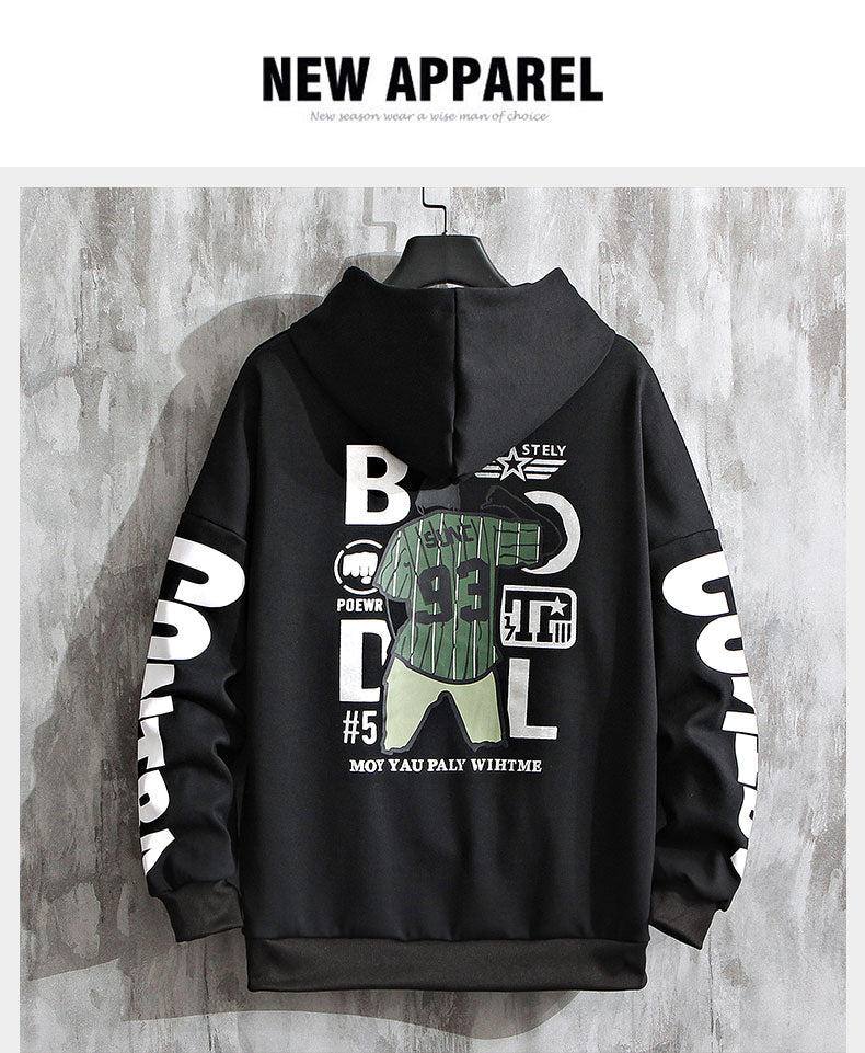 Fashion Brand Men Hoodies Spring Autumn Casual Hoodies Sweatshirts Men Street Hip Hop Harajuku Hoodies Sweatshirt Tops-3