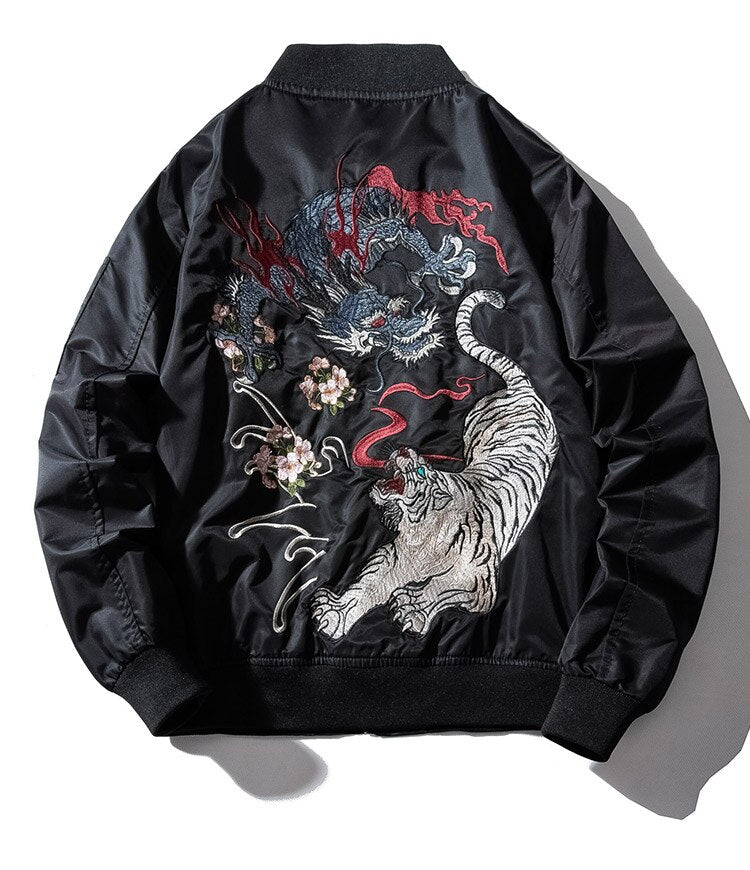 Jackets Men Embroidery Thick Tracksuit Chinese Style Baseball Jackets Fashion Casual Male Zipper Windbreaker Streetwear-1