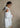 Quarta Open Shoulders White Organic Cotton Shirt-0