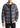 Men's Quilt Lined Plaid Jacket,Snap Button Shacket-12