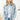 Sky Blue Flap Pocket Buttoned Raw Hem Denim Jacket-2