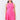 Hot-Pink Sleeveless Round Neck Fitted Asymmetrical Mini Dress-0