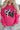Strawberry Pink Cow & Sequin Double Heart Patch Graphic Sweatshirt-0