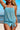 Turquoise Striped Mesh Tankini Swimsuit-2