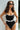 Two-Tone One-Piece Swimsuit - Belted-2