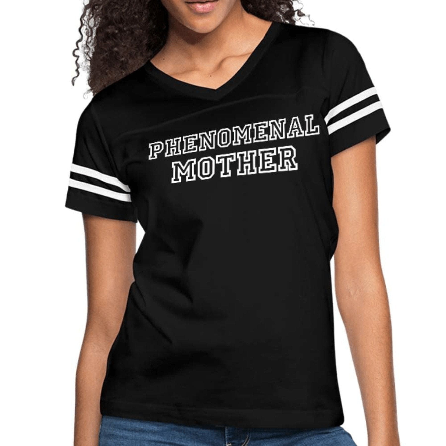 Womens Graphic Vintage Tee, Phenomenal Mother Sport T-shirt-0