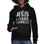 Womens Hoodie, Jesus Loves-5