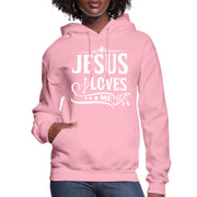 Womens Hoodie, Jesus Loves-3