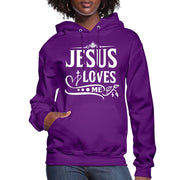 Womens Hoodie, Jesus Loves-1