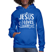 Womens Hoodie, Jesus Loves-7