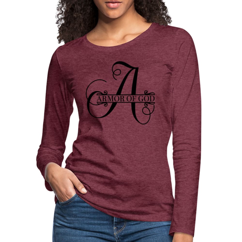 Womens Shirt / Armor of God - Long Sleeve Tee-4