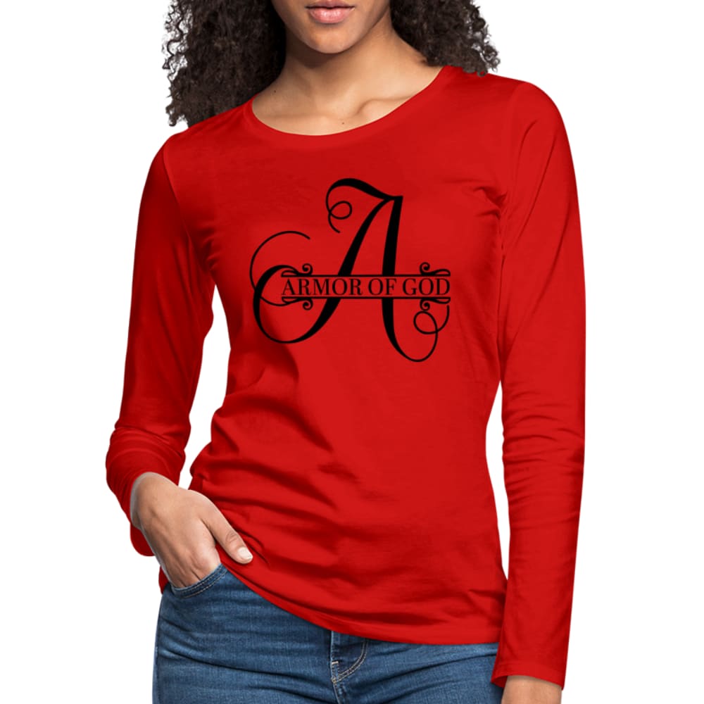 Womens Shirt / Armor of God - Long Sleeve Tee-3