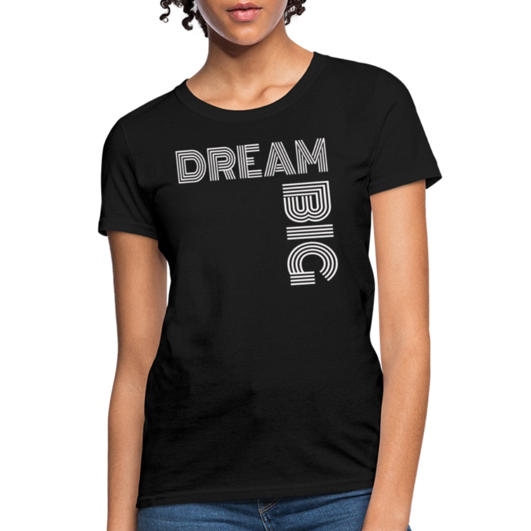 Womens T-shirt, Dream Big Graphic Tee-0