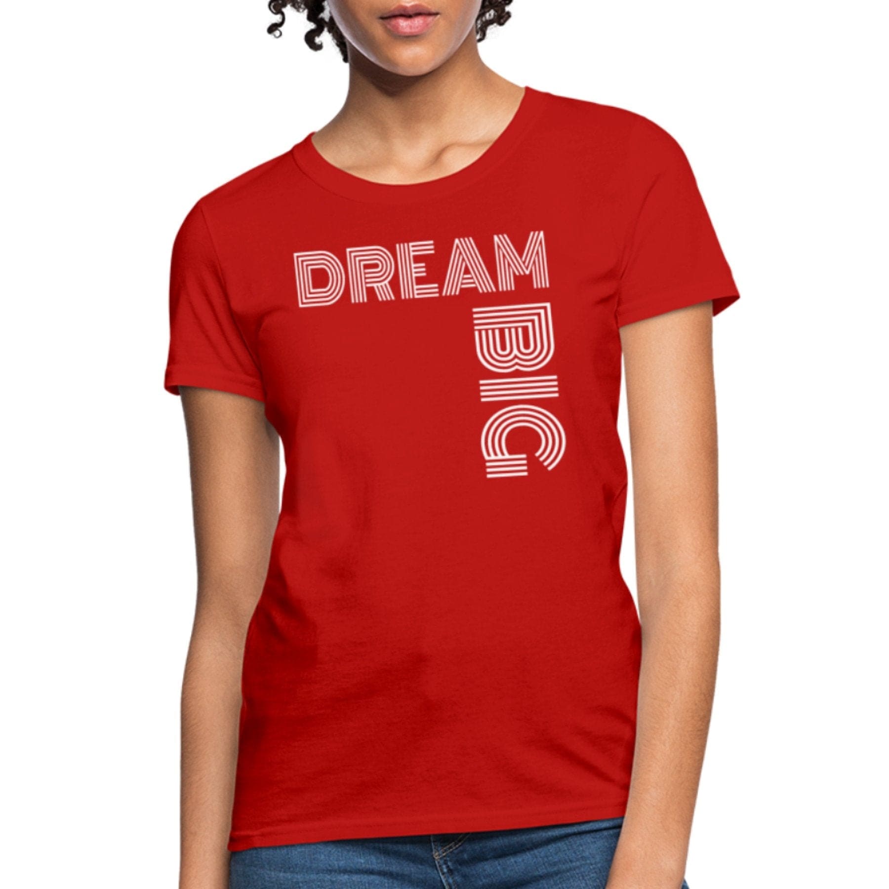 Womens T-shirt, Dream Big Graphic Tee-1