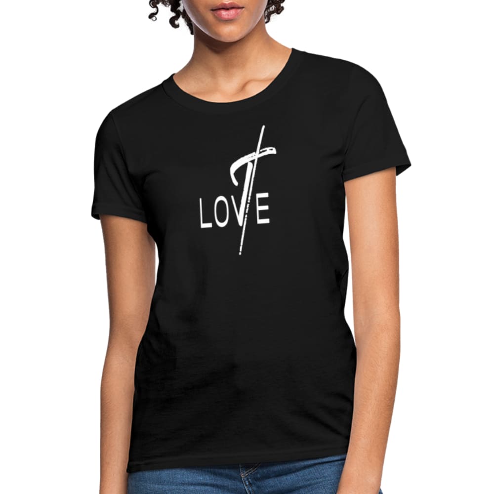 Womens T-shirt, Love Graphic Tee-1