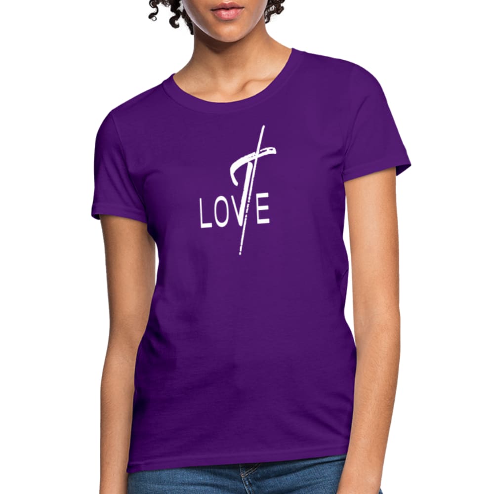 Womens T-shirt, Love Graphic Tee-5