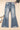 Vintage Light Wash Ripped Raw Edge Flare Jeans-3