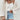 White Cardigan - Stylish Hollow Out Knit Drop Shoulder-0