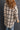 White Oversized Plaid Pattern Shacket with Slits-1
