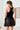 Sheer Pin Dot Elastic Waist Skirt-1