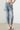 Light Blue Wash Barrel Leg High Waist Distressed Jeans-2