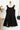 Girls Lace Black & White Hem A-line Silhouette Dress-1